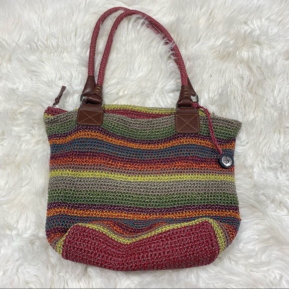 The SAK Crochet Multicolour Bag - Picture 7 of 8